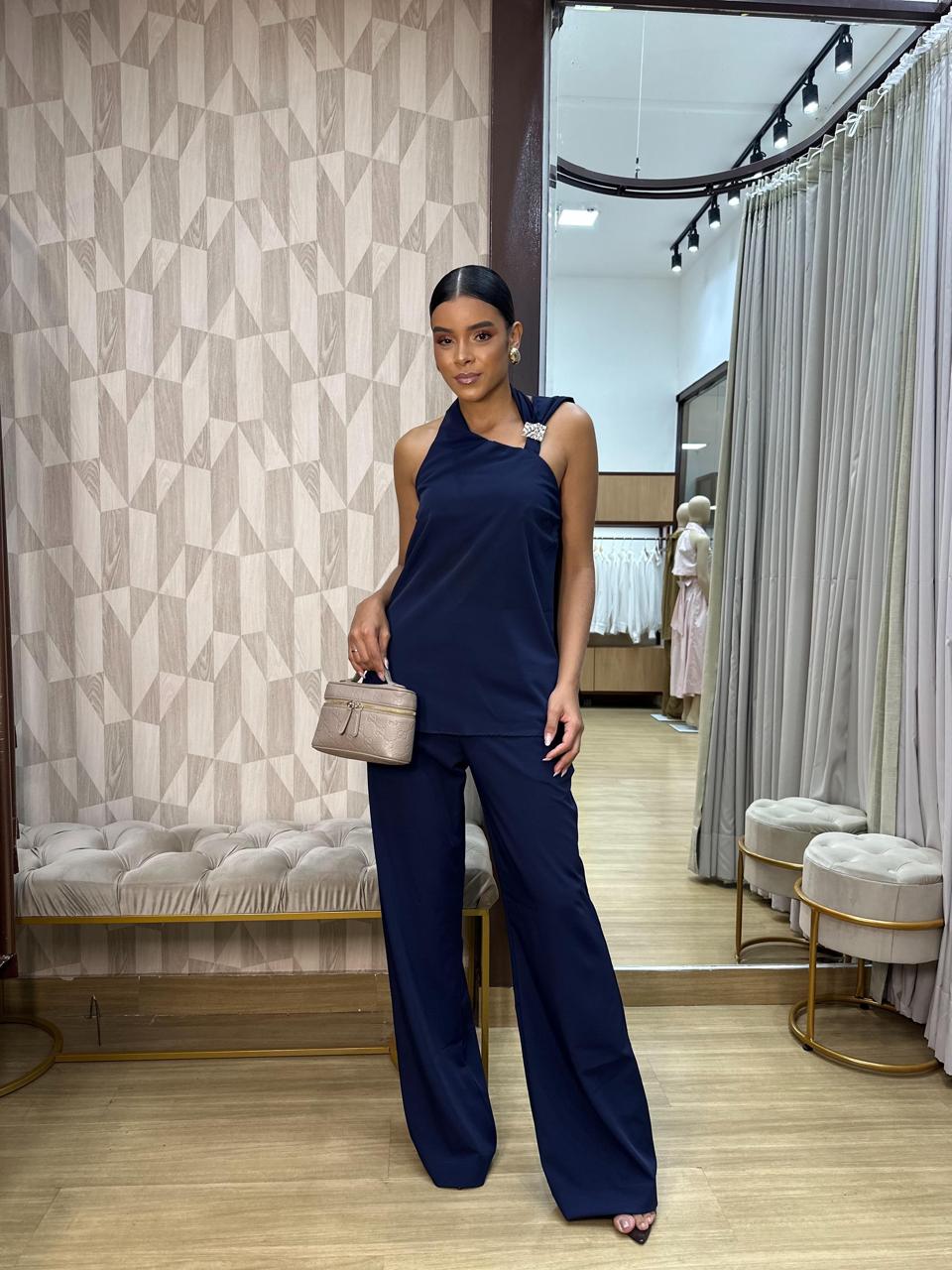 Conjunto Mistral — Azul Marinho